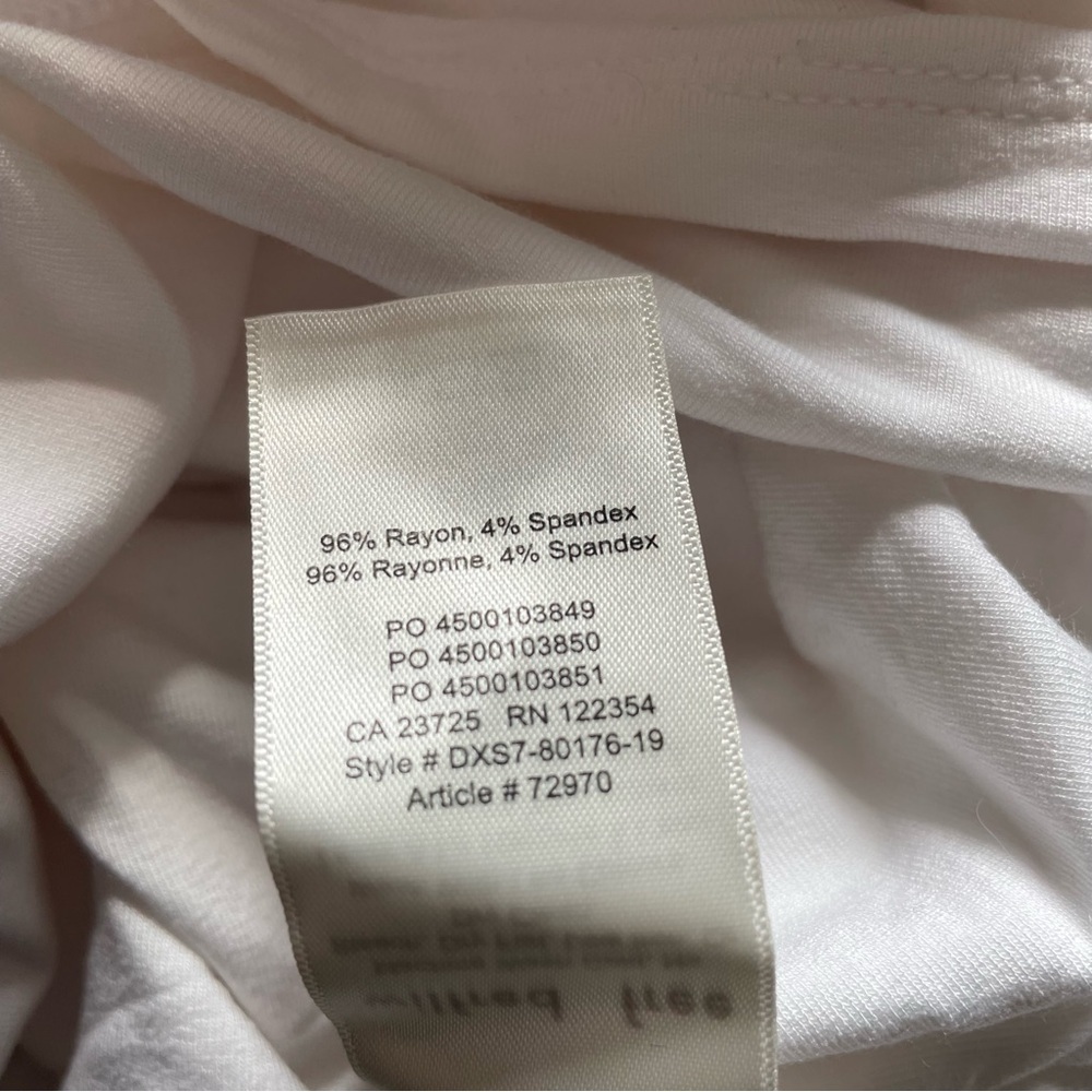NEW Wilfred Free Evie White Bodycon Tank Dress Rayon Spandex Basic Size Large - Picture 8 of 9